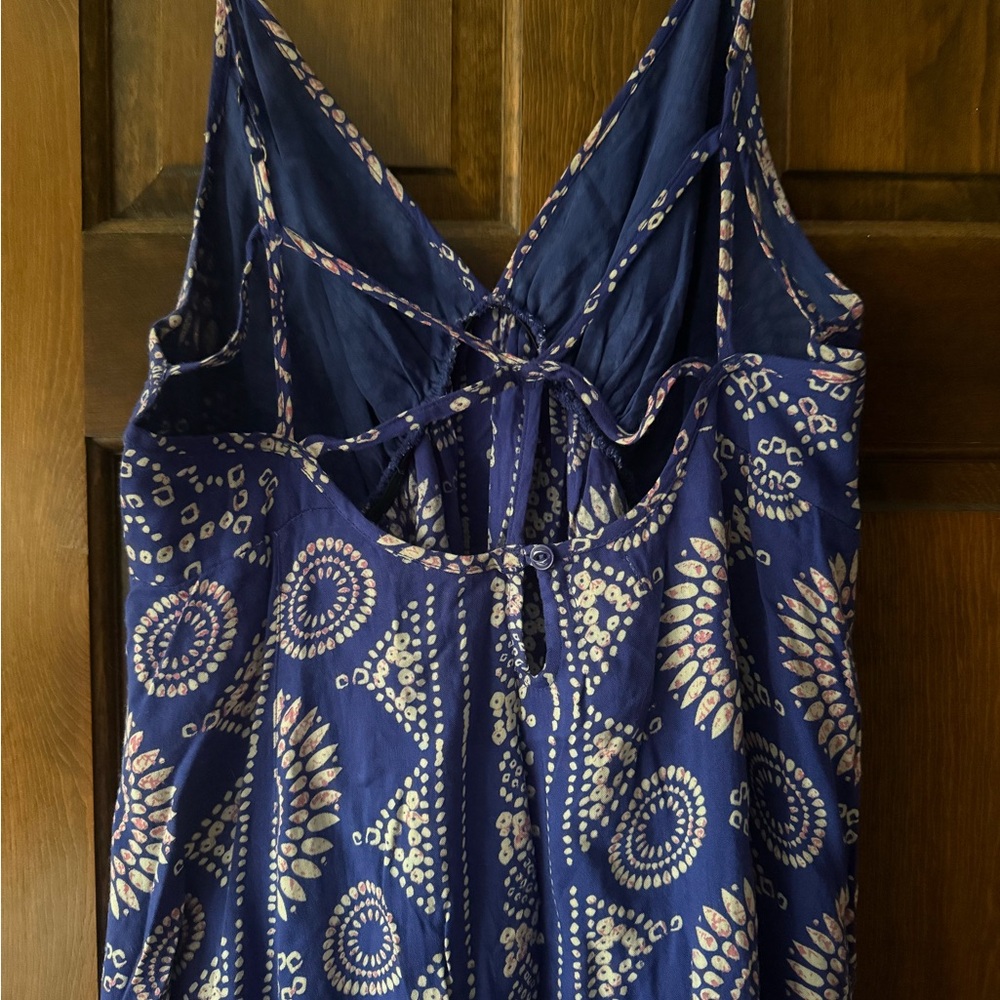 O'Neill Blue and White Sunburst Dress - Picture 3 of 4